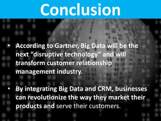 CRM & Big Data Analytics PPT