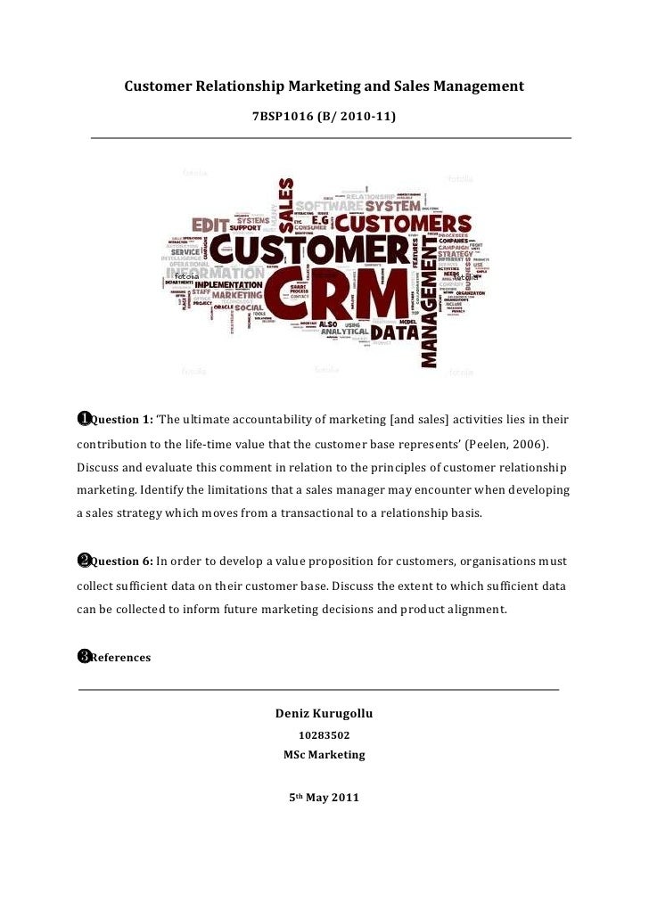 Relationship marketing essay
