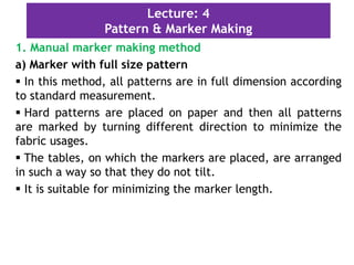 CRM-Lecture-04 (Pattern & Marker Making).pptx