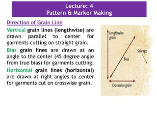 Pattern Grain Line Millwork CRM-Lecture-04 (Pattern & Marker Making).pptx