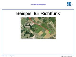 Beispiel für Richtfunk 