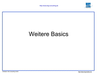 Weitere Basics 