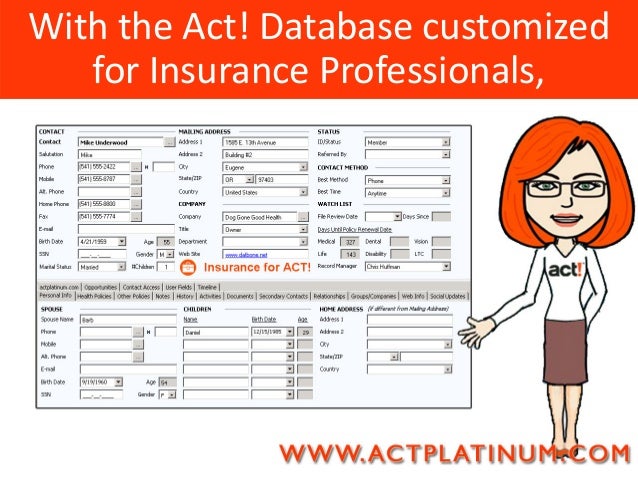 CRM Software for Health Insurance Professionals Act Software