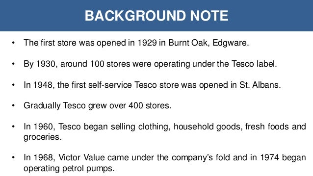 Tesco crm case study ppt picture