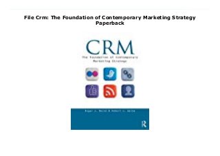 File Crm: The Foundation of Contemporary Marketing Strategy
Paperback
Download Here https://nn.readpdfonline.xyz/?book=0415896576 This book introduces students to CRM (customer relationship management), a strategic methodology that's being embraced in increasing numbers by organizations looking to gain a competitive advantage. With in-depth coverage of business and consumer markets in various vertical markets, the impact of new technology and more, it helps readers understand how an enhanced customer relationship environment can differentiate an organization in a highly competitive marketplace. Featuring the latest developments in the discipline, a cohesive approach, and pedagogical materials (including chapter exercises that connect theory with action), it is the one-stop-source for a comprehensive CRM course. Read Online PDF Crm: The Foundation of Contemporary Marketing Strategy, Download PDF Crm: The Foundation of Contemporary Marketing Strategy, Read Full PDF Crm: The Foundation of Contemporary Marketing Strategy, Read PDF and EPUB Crm: The Foundation of Contemporary Marketing Strategy, Read PDF ePub Mobi Crm: The Foundation of Contemporary Marketing Strategy, Reading PDF Crm: The Foundation of Contemporary Marketing Strategy, Read Book PDF Crm: The Foundation of Contemporary Marketing Strategy, Read online Crm: The Foundation of Contemporary Marketing Strategy, Download Crm: The Foundation of Contemporary Marketing Strategy Roger J. Baran pdf, Download Roger J. Baran epub Crm: The Foundation of Contemporary Marketing Strategy, Download pdf Roger J. Baran Crm: The Foundation of Contemporary Marketing Strategy, Read Roger J. Baran ebook Crm: The Foundation of Contemporary Marketing Strategy, Read pdf Crm: The Foundation of Contemporary Marketing Strategy, Crm: The Foundation of Contemporary Marketing Strategy Online Download Best Book Online Crm: The Foundation of Contemporary Marketing Strategy, Download Online Crm: The Foundation of Contemporary Marketing
Strategy Book, Download Online Crm: The Foundation of Contemporary Marketing Strategy E-Books, Read Crm: The Foundation of Contemporary Marketing Strategy Online, Download Best Book Crm: The Foundation of Contemporary Marketing Strategy Online, Read Crm: The Foundation of Contemporary Marketing Strategy Books Online Download Crm: The Foundation of Contemporary Marketing Strategy Full Collection, Download Crm: The Foundation of Contemporary Marketing Strategy Book, Read Crm: The Foundation of Contemporary Marketing Strategy Ebook Crm: The Foundation of Contemporary Marketing Strategy PDF Download online, Crm: The Foundation of Contemporary Marketing Strategy pdf Read online, Crm: The Foundation of Contemporary Marketing Strategy Download, Download Crm: The Foundation of Contemporary Marketing Strategy Full PDF, Download Crm: The Foundation of Contemporary Marketing Strategy PDF Online, Download Crm: The Foundation of Contemporary Marketing Strategy Books Online, Download Crm: The Foundation of Contemporary Marketing Strategy Full Popular PDF, PDF Crm: The Foundation of Contemporary Marketing Strategy Download Book PDF Crm: The Foundation of Contemporary Marketing Strategy, Download online PDF Crm: The Foundation of Contemporary Marketing Strategy, Download Best Book Crm: The Foundation of Contemporary Marketing Strategy, Read PDF Crm: The Foundation of Contemporary Marketing Strategy Collection, Read PDF Crm: The Foundation of Contemporary Marketing Strategy Full Online, Download Best Book Online Crm: The Foundation of Contemporary Marketing Strategy, Download Crm: The Foundation of Contemporary Marketing Strategy PDF files
 