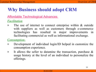 Crm unit i (overview of crm) | PPT