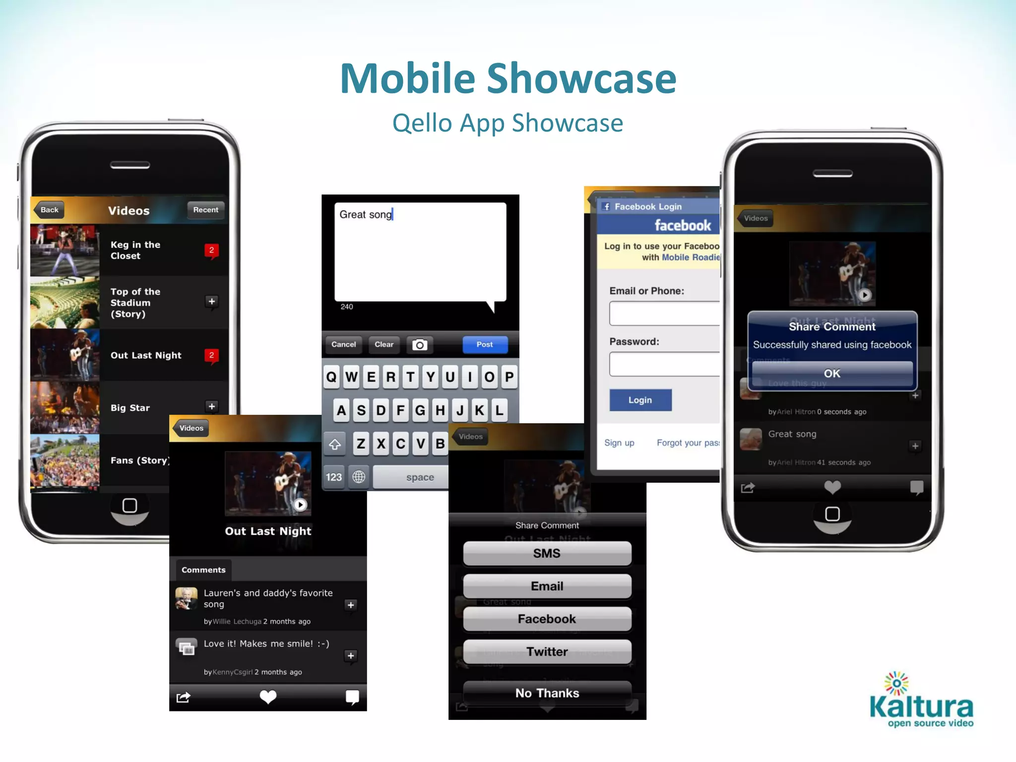 Mobile Showcase
  Qello App Showcase
 