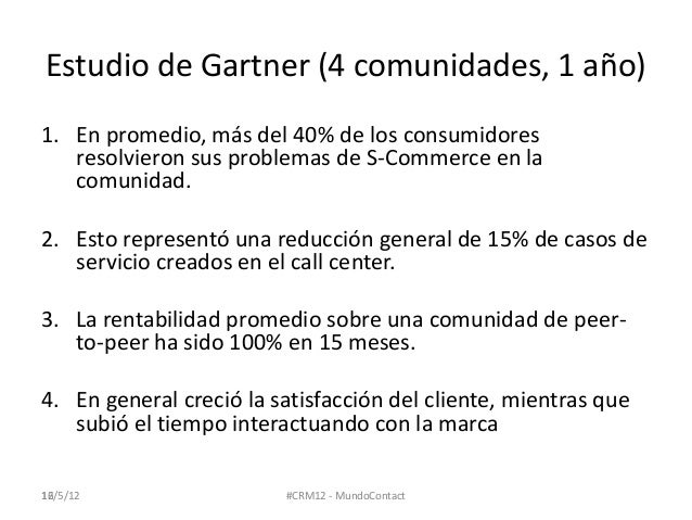Los elementos de un ROI para un programa de Social CRM