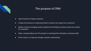 CRM - Customer Relationship Management | PDF