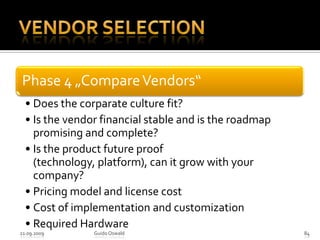 Platforms21.09.2009Guido Oswald80