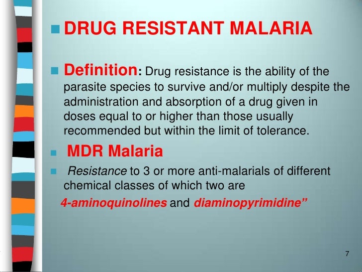 MANAGEMENT OF CHLOROQUINE RESISTANT MALARIA BY Dr.HARMANJIT SINGH , D…