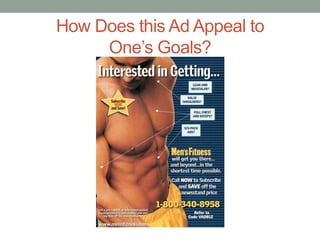 How Does this Ad Appeal to
One’s Goals?
Copyright 2010 Pearson Education, Inc. publishing as Prentice Hall
 