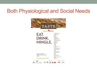 Both Physiological and Social Needs
Copyright 2010 Pearson Education, Inc. publishing as Prentice Hall
 