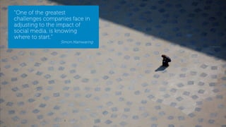 “One of the greatest
challenges companies face in
adjusting to the impact of
social media, is knowing
where to start.”

Simon Mainwaring

5

@stephenjatdell ∞ 11/20/13 ● Dubai

 
