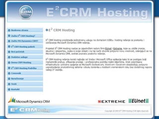 E2 CRM Hosting