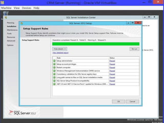 CRM 2015 - SQL Server 2012 kurulumu | PPTX