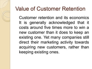 Value of Customer Survival needs (food, shelter, safety, and clothing) meaningful solutions