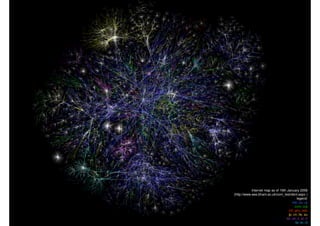 Internet map as of 16th January 2006
(http://www.eee.bham.ac.uk/com_test/dsnl.aspx )
                                            legend:
                                        net, ca, us
                                          com, org
                                     mil, gov, edu
                                     jp, cn, tw, au
                                   de, uk, it, pl, fr
                                           br, kr, nl
 
