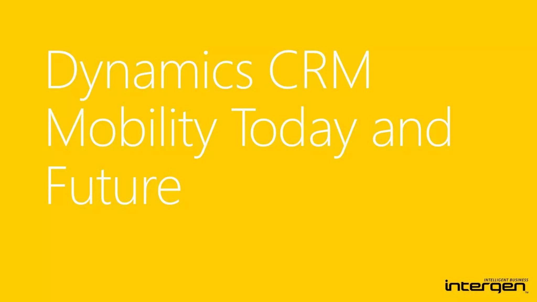 CRM Anywhere: Improve Sales Mobility