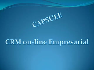 CAPSULE CRM on-line Empresarial 