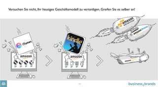 21
Versuchen Sie nicht, Ihr heutiges Geschäftsmodell zu verteidigen. Greifen Sie es selber an!
 