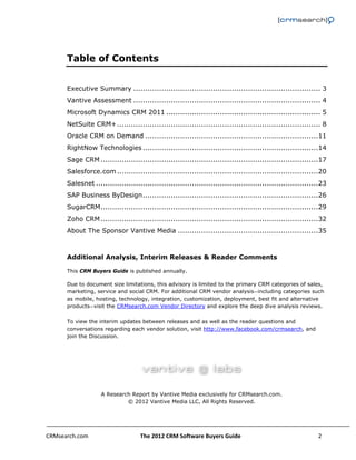 worksheet - sql server support matrix - company x sql... Crm buyers guide_2012 | PDF