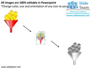All images are 100% editable in Powerpoint
“Change color, size and orientation of any icon to your liking”




www.slideteam.net
 
