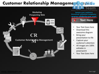 Crm customer relationship management design 2 powerpoint ppt templates ...
