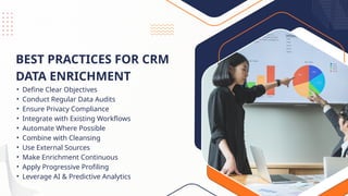 CRM DATA Enrichment Boost Lead Quality and Sales Conversions | PPTX
