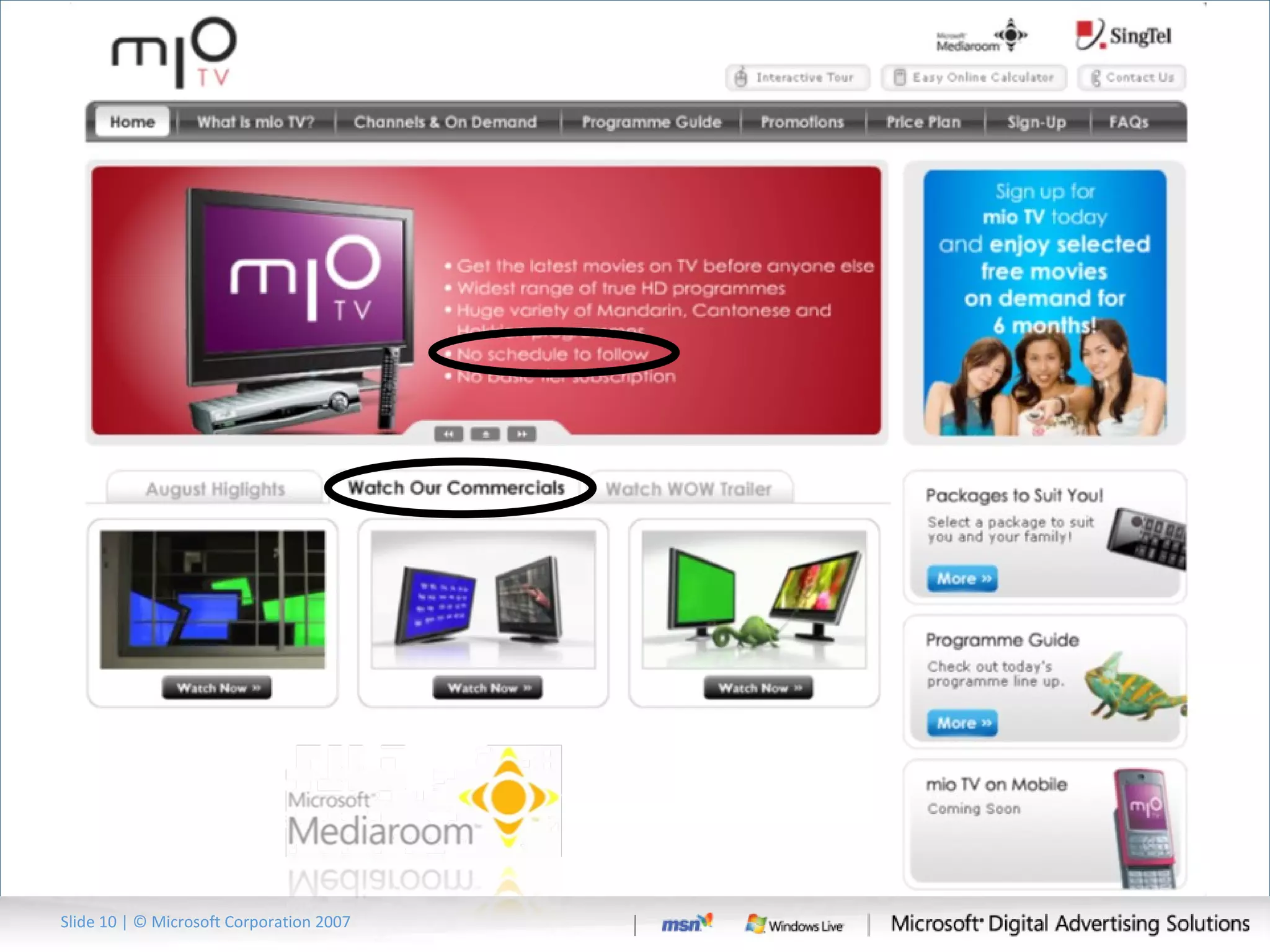 Slide   | © Microsoft Corporation 2007 