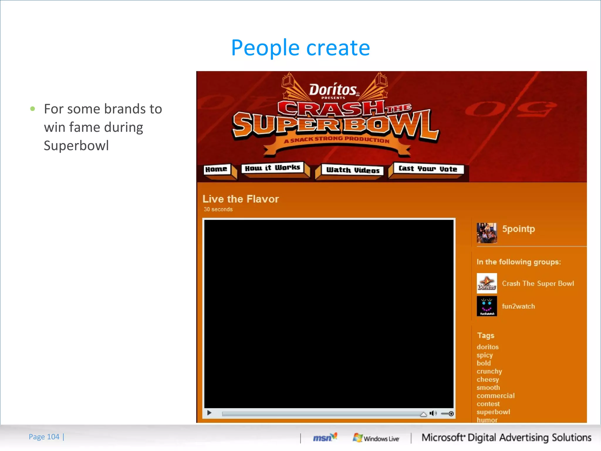 People create For some brands to win fame during Superbowl Page   | 