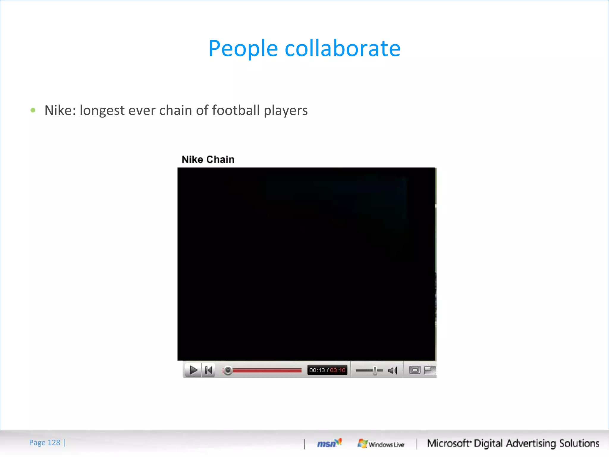 People collaborate Nike: longest ever chain of football players Page   | 
