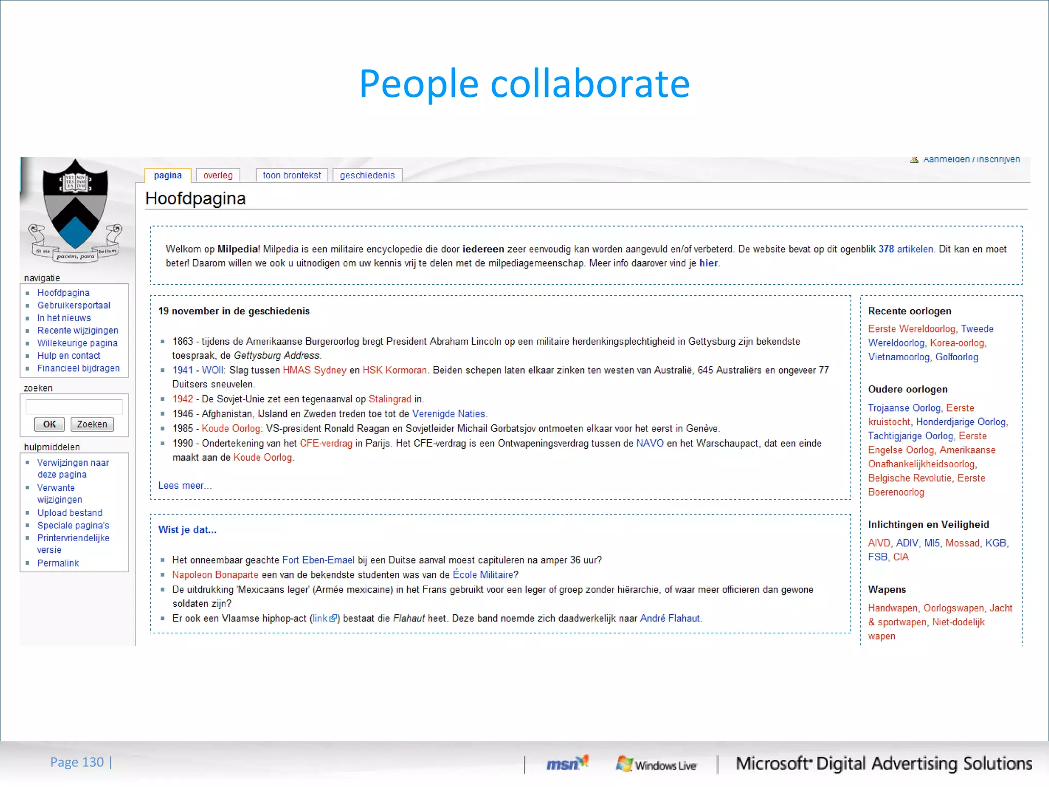 People collaborate Page   | 