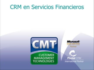 CRM en Servicios Financieros 