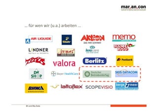 … 
für 
wen 
wir 
(u.a.) 
arbeiten 
... 
BI und Big Data 
 