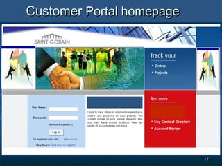 1717
CustomerCustomer Portal homepagePortal homepage
 