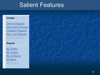 1919
Salient Features
 