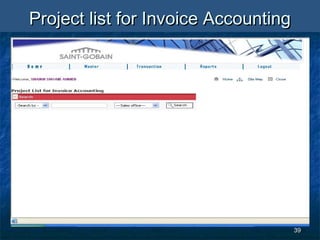 3939
Project list for Invoice AccountingProject list for Invoice Accounting
 