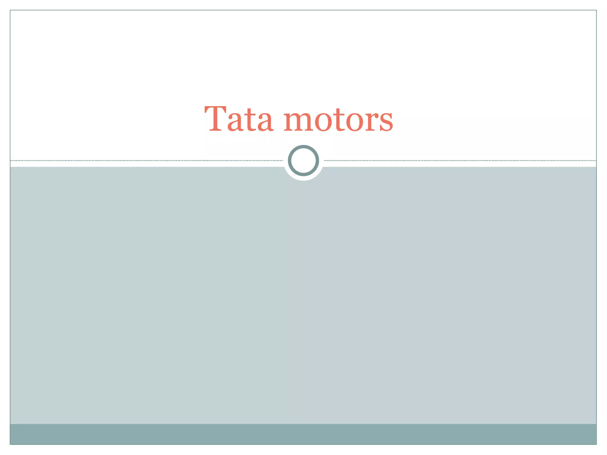Tata motors  