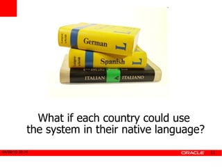 What if each country could use  the system in their native language? 