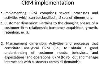 Strategies for successful CRM implementation | PPT
