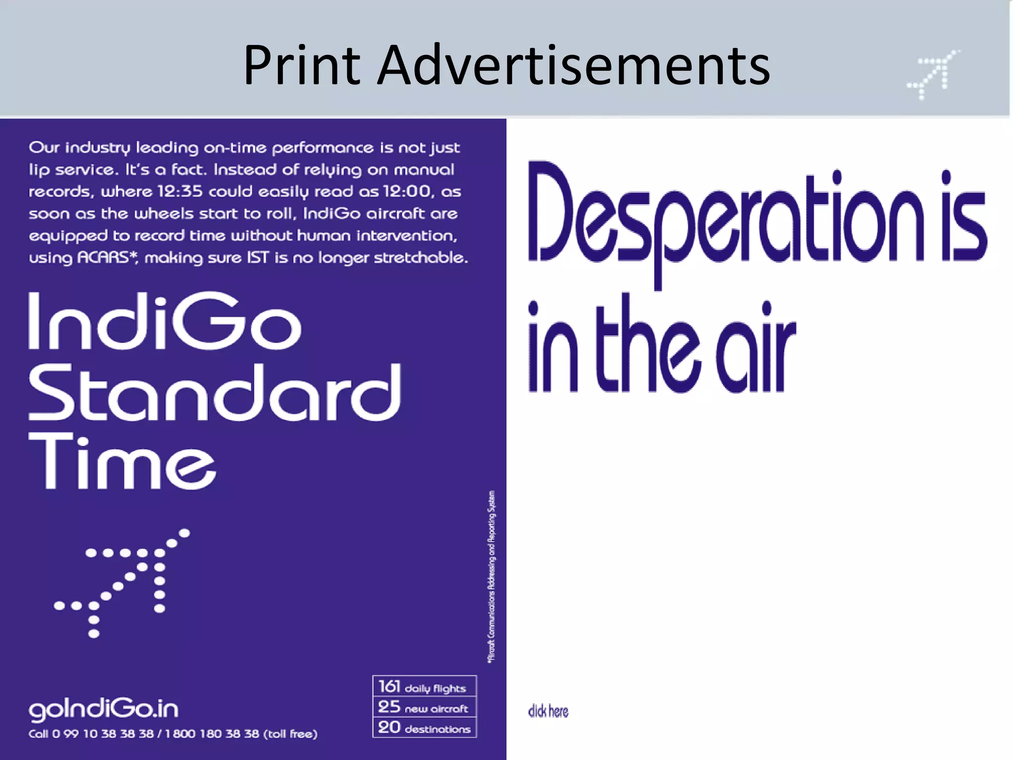 Print Advertisements
 