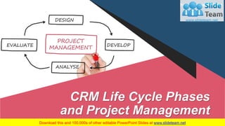 CRM Life Cycle Phases
and Project Management
Your Company Name
 
