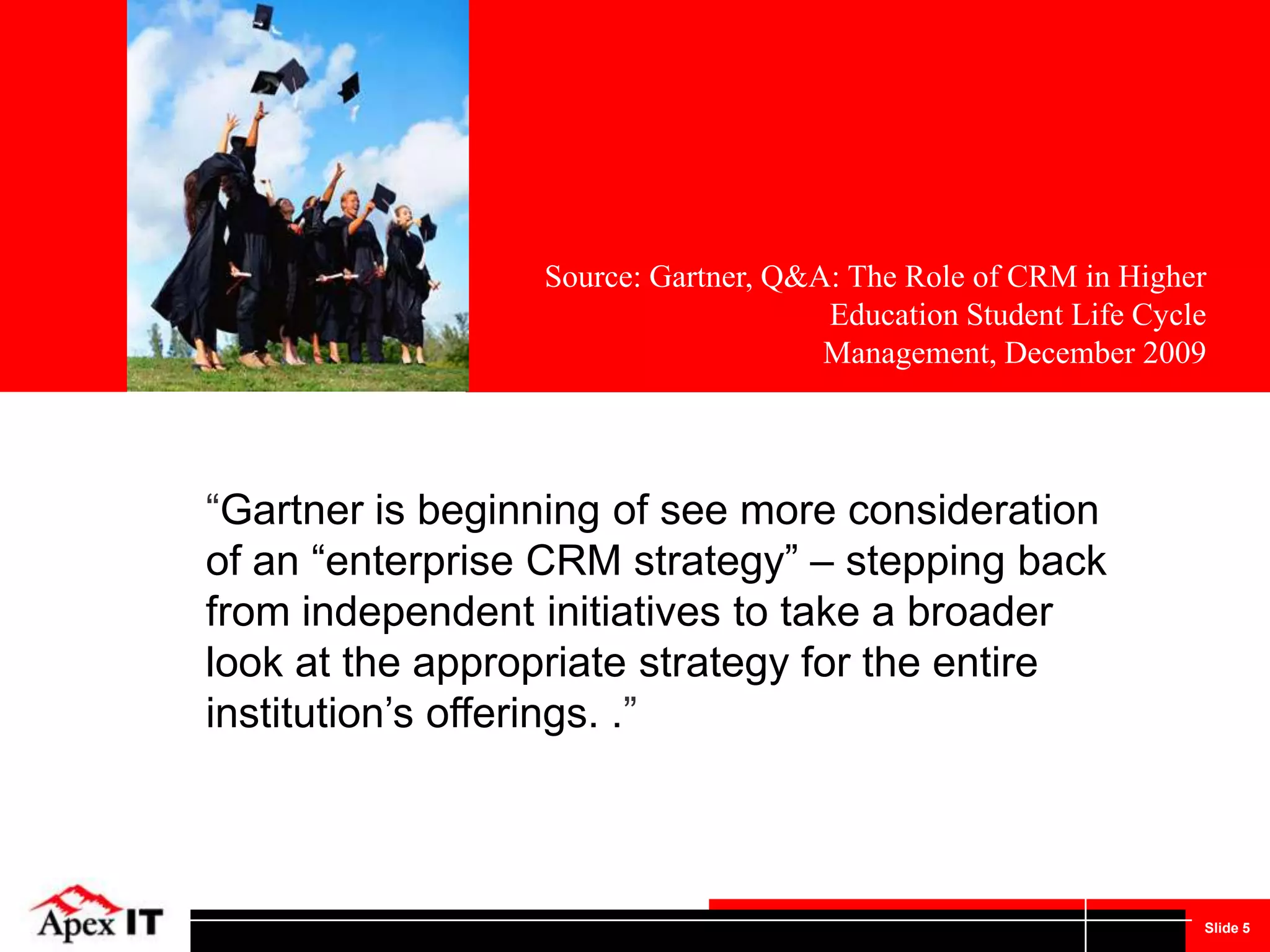 Recruiting and Matriculation