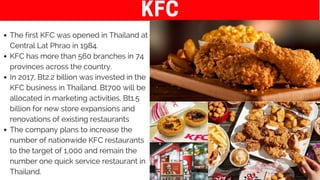 McDonald's and KFC (Customer Relationship Managementb in THAILAND)