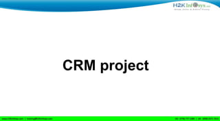CRM project
 