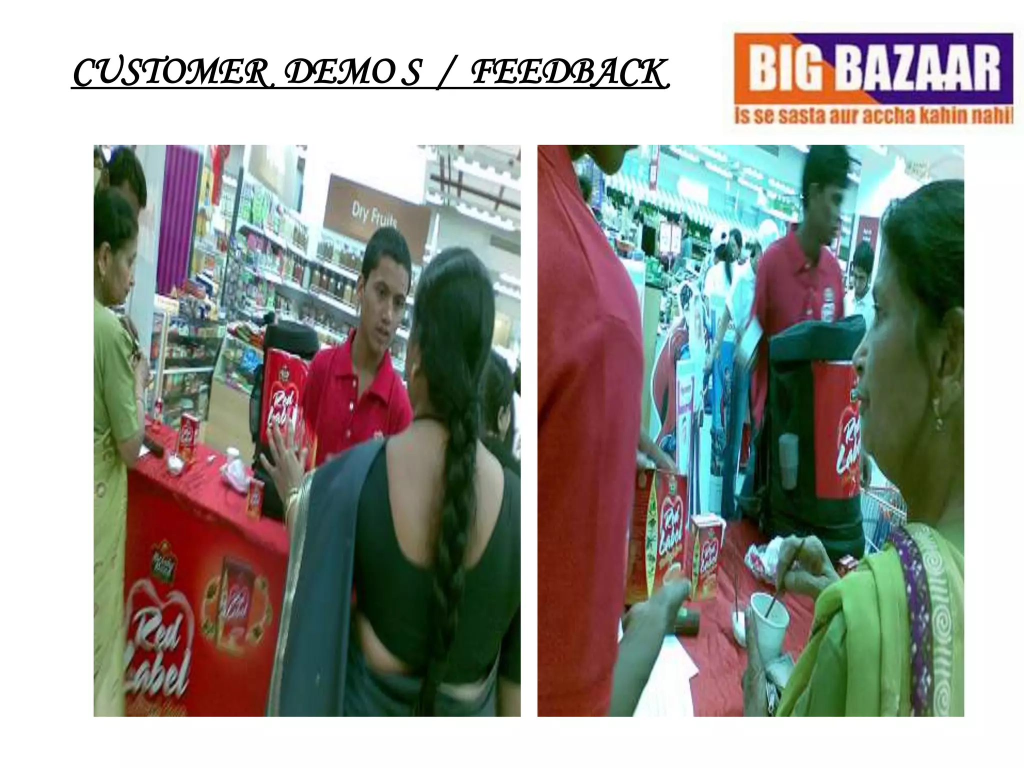 CUSTOMER DEMO S / FEEDBACK
 