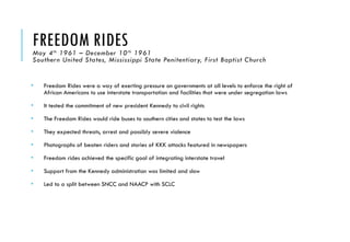 Revision notes for Civil Rights Movement | PPTX