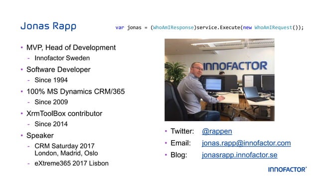 CRM Saturday: DevOps with Jonas Rapp | PPT