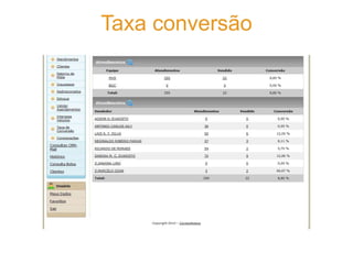 Taxa conversão
 